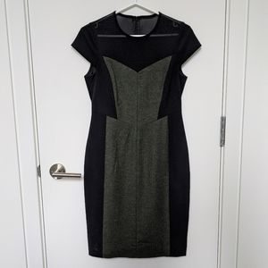 Judith & Charles shift dress with mesh size 10